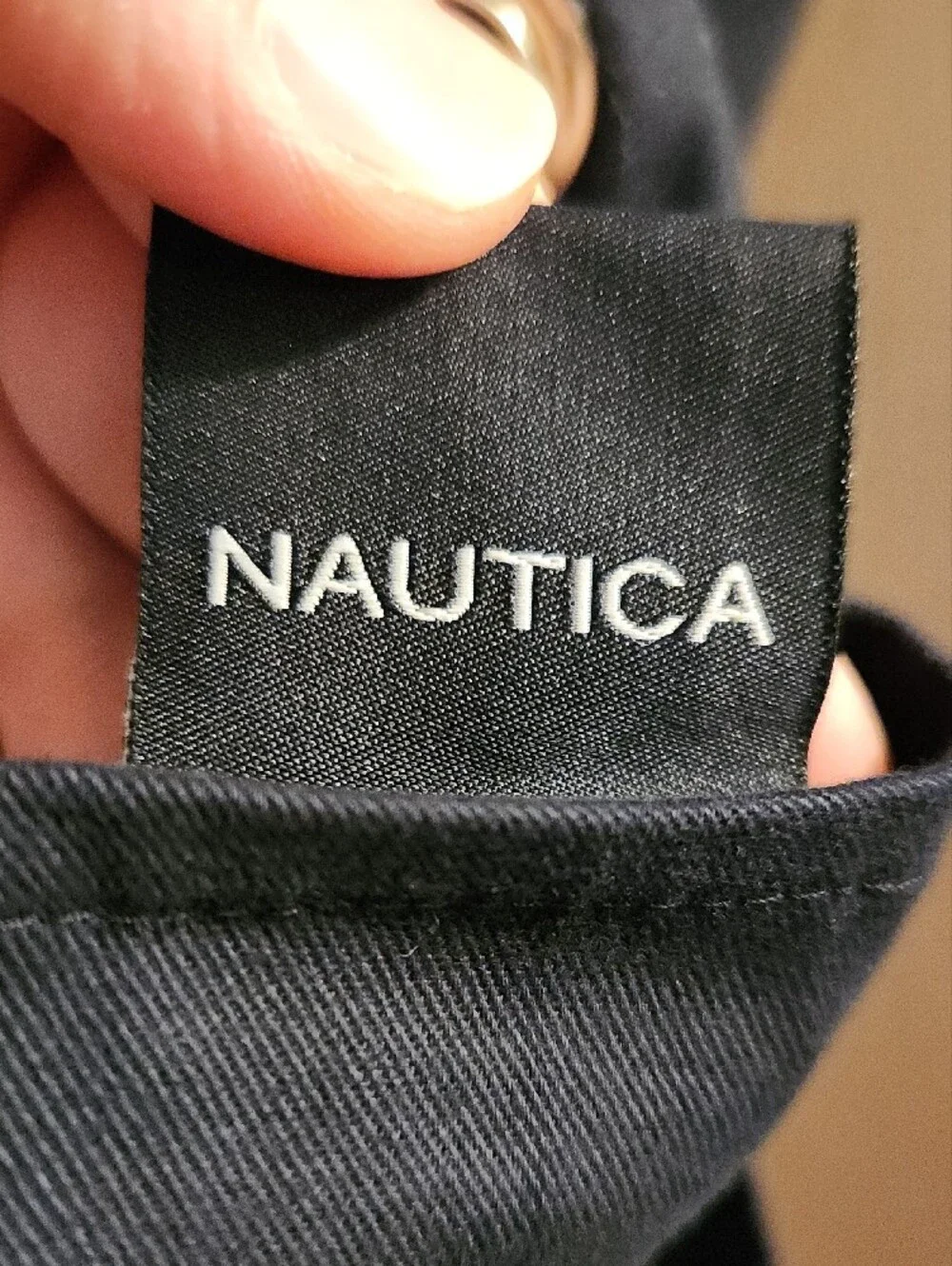 Nautica black cotton